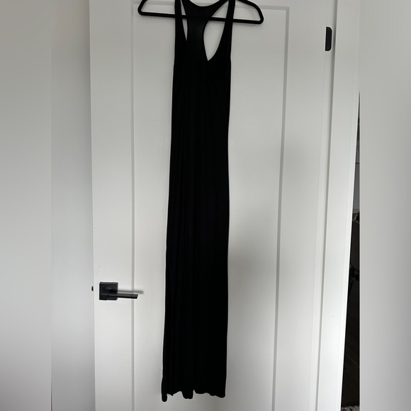 Black Talula Maxi Dress with slit - Picture 2 of 4